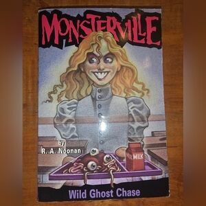 Monsterville - Wild Ghost Chase 90s Horror Paperback R.A. Noonan Rare Goosebumps